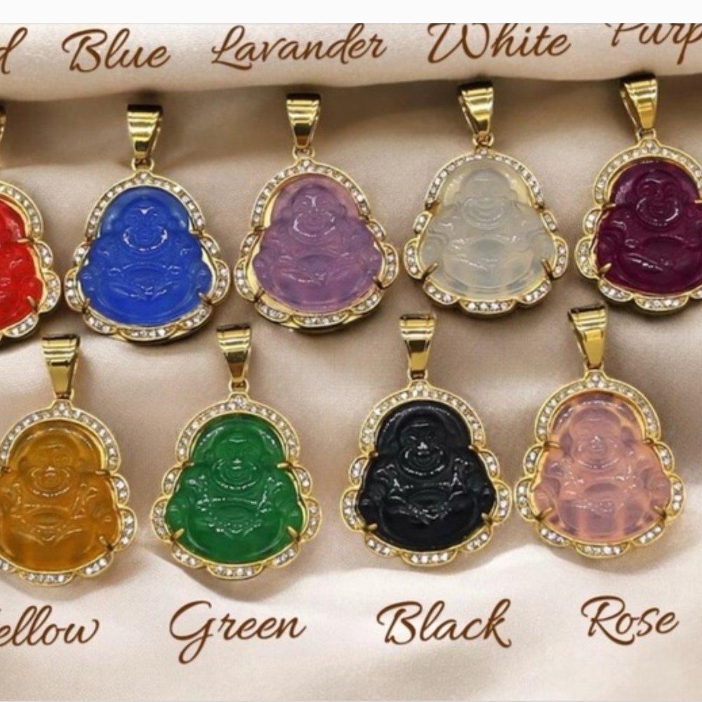 Gold Buddha Pendant Necklace